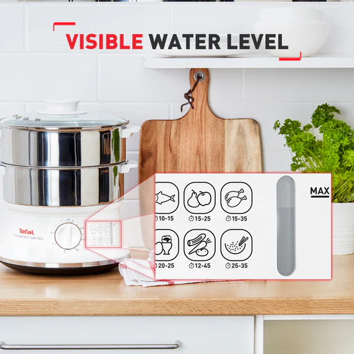 Tefal Convenient Steamer (Stainless Steel) VC1451 - Image 7