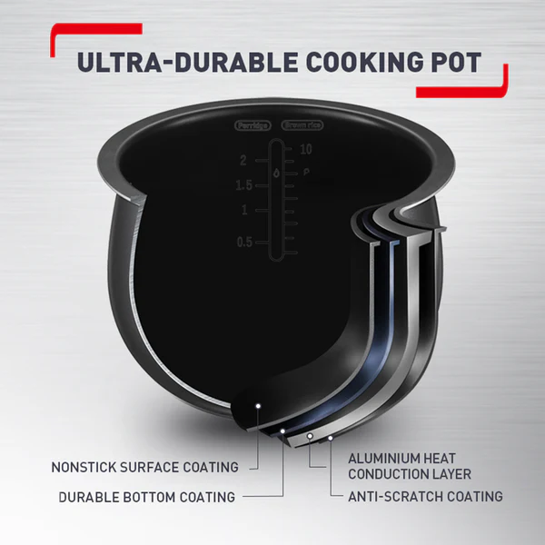 Tefal Easy Rice Fuzzy Logic Rice Cooker 1.8L RK7321 (10 Cups) - Image 15